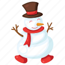 snowman, xmas, christmas, holiday, decoration, winter, snow