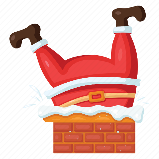 Santa claus, funny, chimney, emoji, santa, winter, christmas icon - Download on Iconfinder