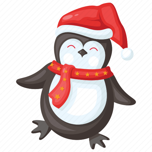 Penguin, christmas, decoration, snow, ornament, funny, cute icon - Download on Iconfinder