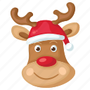 santa reindeer, reindeer, christmas, animal, decoration, deer, winter