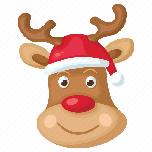 Santa reindeer, reindeer, christmas, animal, decoration, deer, winter icon - Download on Iconfinder