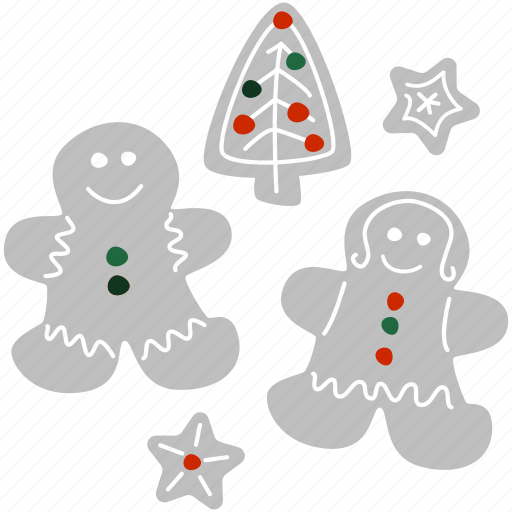 Cookies, christmas, xmas, winter, holiday, celebration, gingerbread illustration - Download on Iconfinder
