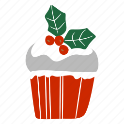 cupcake, sweets, xmas, christmas, holiday, celebration, food, cooking, dessert 