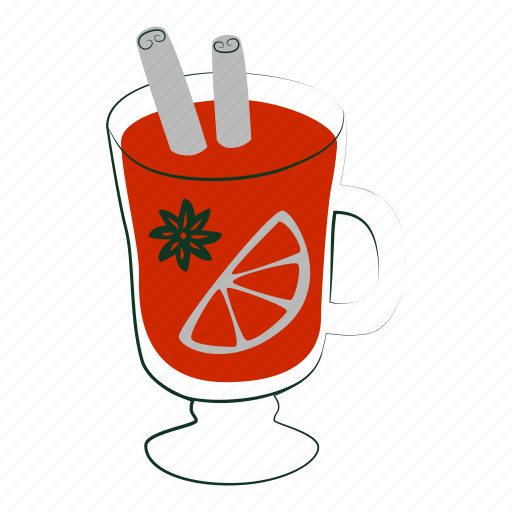 Wine, alcohol, drink, christmas, xmas, holiday, celebration illustration - Download on Iconfinder