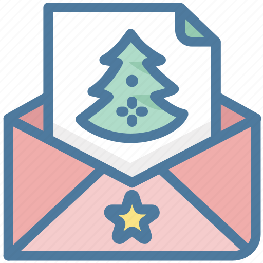 Christmas, christmas tree, email, newsletter icon - Download on Iconfinder