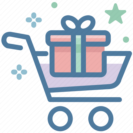 Black friday, christmas, gift box, promotion, shopping, shopping cart icon - Download on Iconfinder