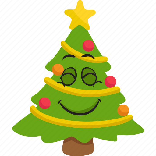 Christmas, emoji, emoticon, smiley, tree, winter icon - Download on Iconfinder