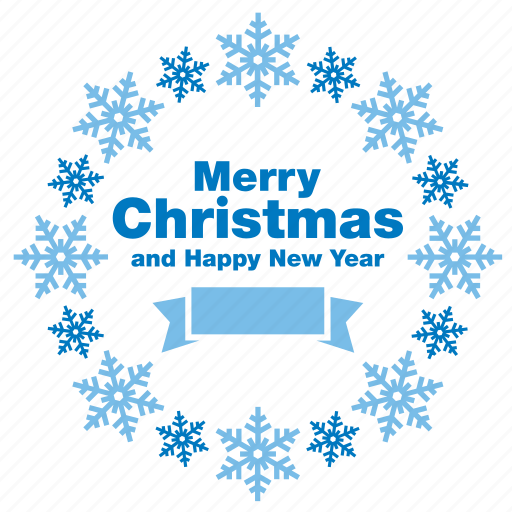 Christmas, greeting, happy new year, merry, snow, snowflake, xmas icon - Download on Iconfinder