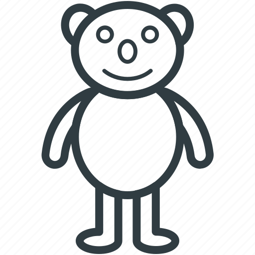 Bear, children toys, plush toy, teddy, teddy bear icon - Download on Iconfinder