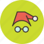 cap, christmas, claus, disguise, santa, gift, present 
