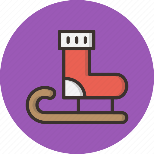 Christmas, sledge, snow, socks, new year icon - Download on Iconfinder
