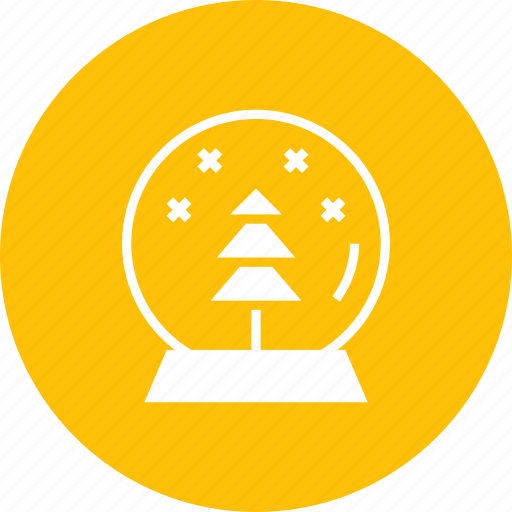Ball, christmas, crystal, gift, snow, tree, new year icon - Download on Iconfinder