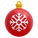 bauble, bulb, christmas, ornament, decoration, xmas, 3d