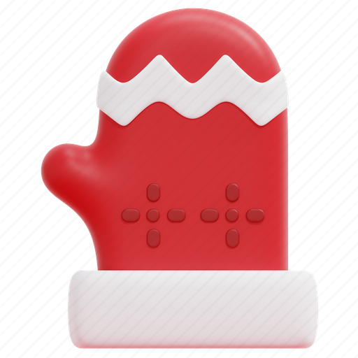 Christmas, mitten, glove, accessory, protection, winter, fashion icon - Download on Iconfinder