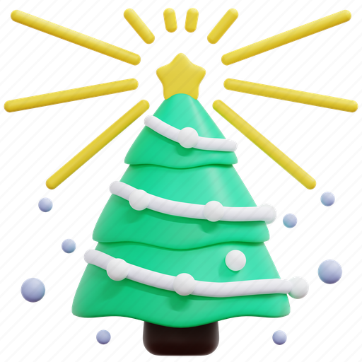 Christmas, tree, xmas, decoration, forest, 3d icon - Download on Iconfinder