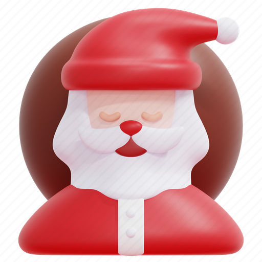 Santa, claus, avatar, celebration, christmas, xmas, 3d icon - Download on Iconfinder