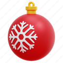 bauble, bulb, christmas, ornament, xmas, decoration, 3d