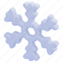 snowflake, snow, forecast, climate, winter, 3d