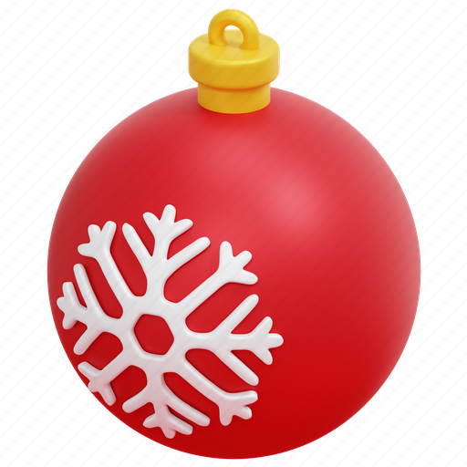 Bauble, bulb, christmas, decoration, ornament, xmas, 3d icon - Download on Iconfinder