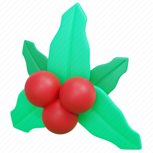 Mistletoe, ornament, christmas, decoration, xmas, 3d icon - Download on Iconfinder