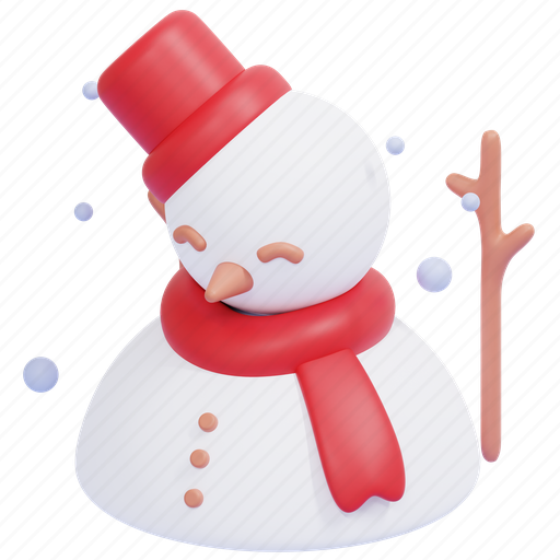 Snowman, christmas, winter, xmas, snow, 3d icon - Download on Iconfinder