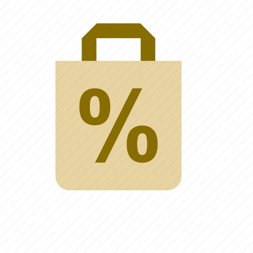 Bag, discount, paper, percentage, sale, sales icon - Download on Iconfinder