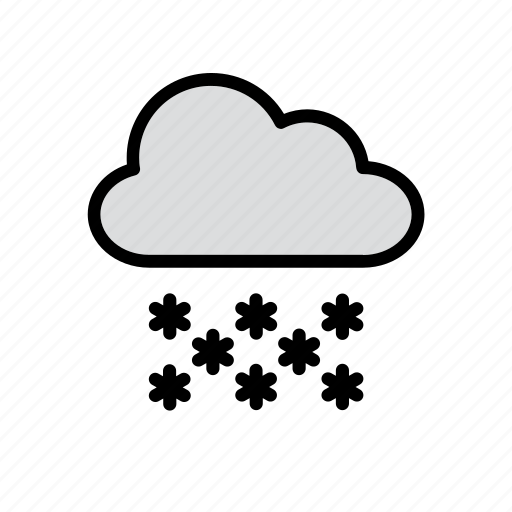 Cloud, december, snow, snowy, weather, winter icon - Download on Iconfinder