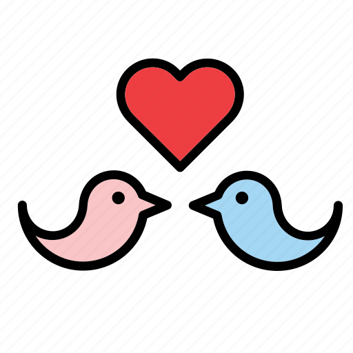 Animal, bird, birds, heart, i love you, in love, love icon - Download on Iconfinder