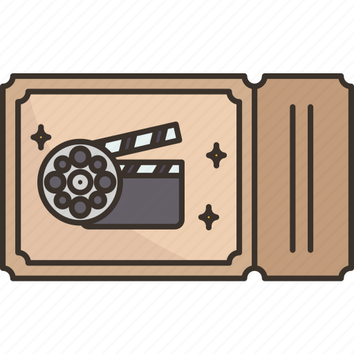 Cinema, tickets, movies, coupon, passenger icon - Download on Iconfinder