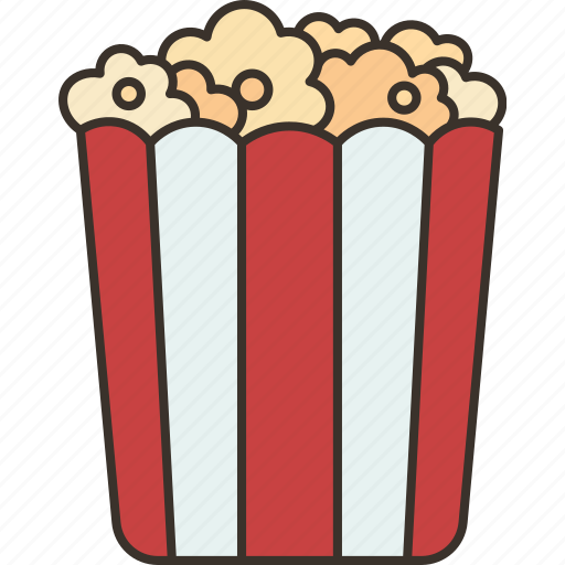 Popcorn, bucket, snack, movie, time icon - Download on Iconfinder