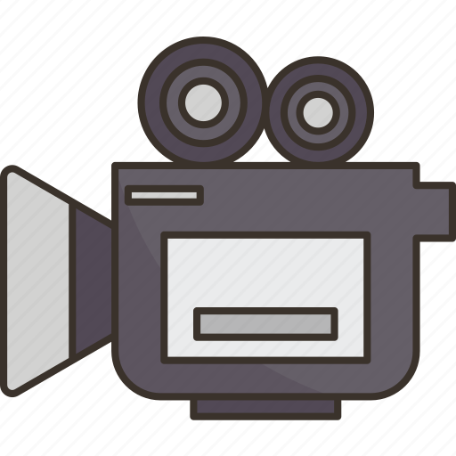 Video, camera, filming, lens, cinematographer icon - Download on Iconfinder
