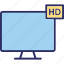 display, hd display, lcd, projector screen 
