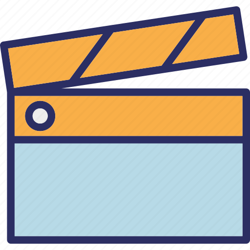 Clapboard, clapper, clapperboard, film flap icon - Download on Iconfinder