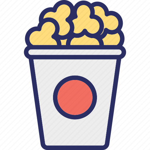 Cinema refreshment, corn, popcorn, popping corn icon - Download on Iconfinder
