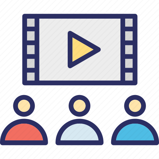 Audience, cinema, crowd, film icon - Download on Iconfinder