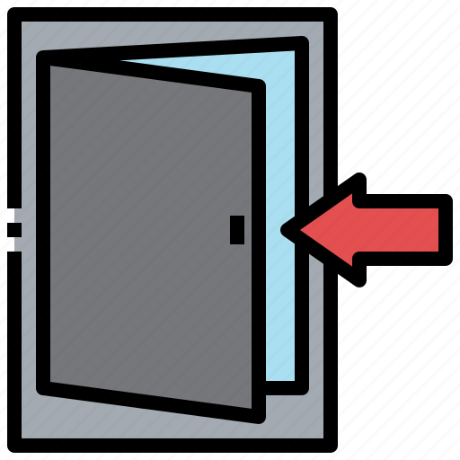 Entrance, door, enter, cinema, in icon - Download on Iconfinder