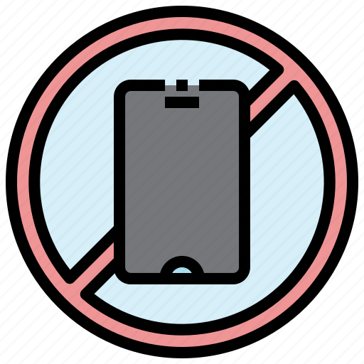 No, phone, mobile, prohibited, cell, cinema icon - Download on Iconfinder