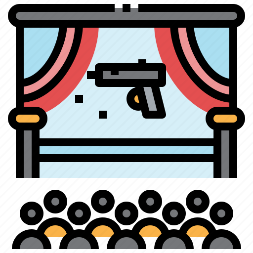 Action, movie, entertainment, gun icon - Download on Iconfinder