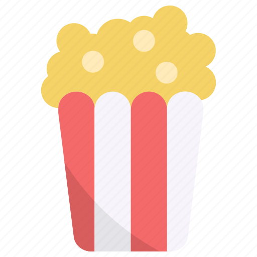 Popcorn, movie food, snack, fast-food, delicious, movie, cinema icon - Download on Iconfinder