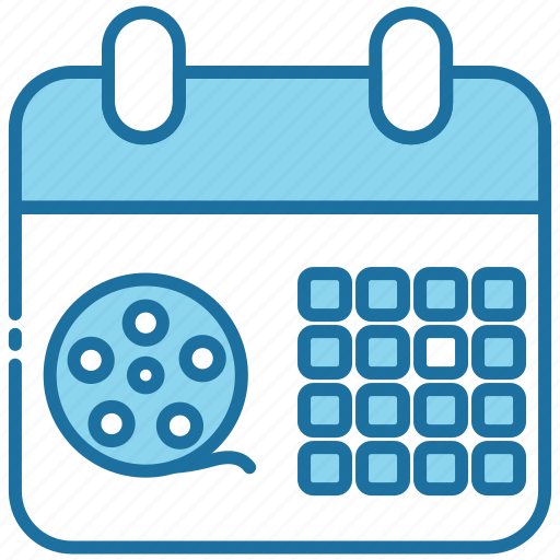 Calendar, movie release day, release day, movie day, movie calendar, event, schedule icon - Download on Iconfinder