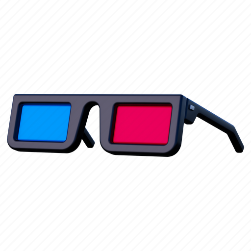 3d glasses, glasses, cinema, eyeglasses, movie, video, vr icon - Download on Iconfinder