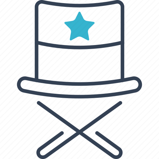 Chair, cinema, movie, producer icon - Download on Iconfinder