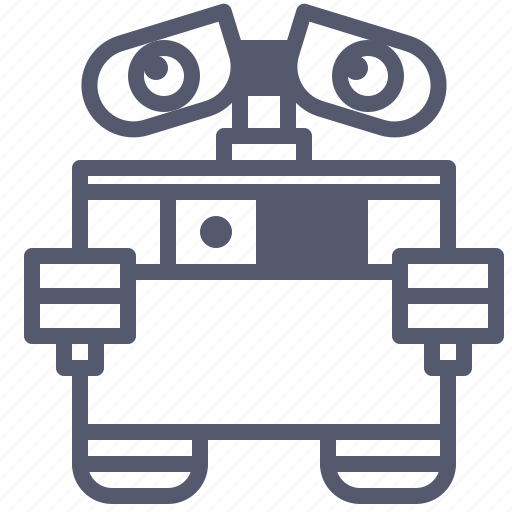 Android, animation, cartoon, robot, walle icon - Download on Iconfinder