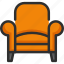 armchair, chair, cinema, place, seat 