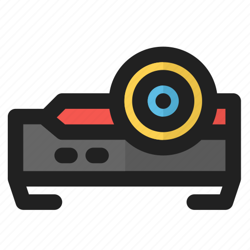 Projector, device, movie, screen, video, cinema, entertainment icon - Download on Iconfinder