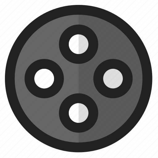 Reel, film, roll, cinema, movie, video, record icon - Download on Iconfinder