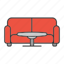 coffee table, couch, furniture, living room, seat, sofa, table