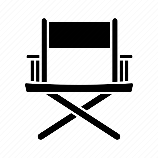 Chair, cinema, director, film, movie, movie production, producer icon - Download on Iconfinder