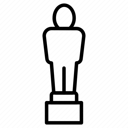Statue, film, award, winner, prize icon - Download on Iconfinder