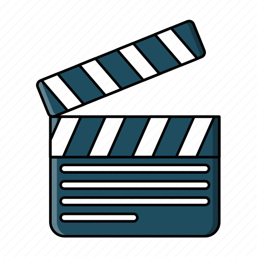 Clapperboard, video, camera, shoot, movie theater, movie icon - Download on Iconfinder